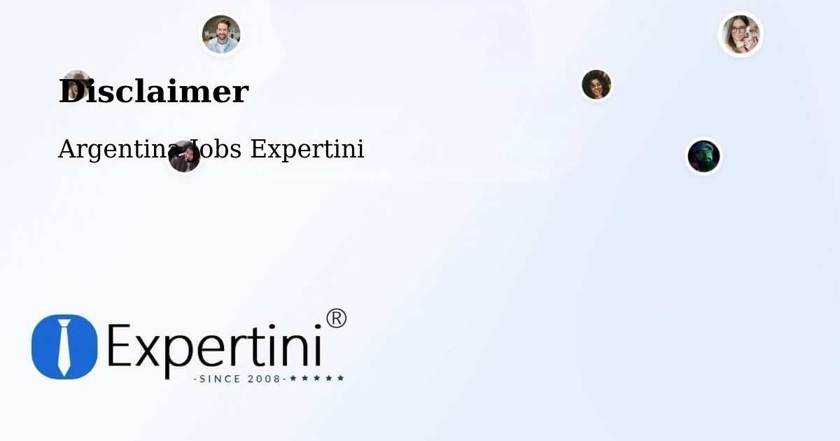 Disclaimer – Departamento De Santa María - Argentina Jobs Expertini