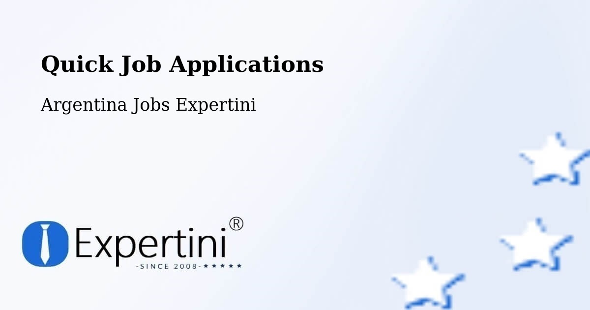 Quick Apply Feature – Departamento De Santa María - Argentina Jobs Expertini