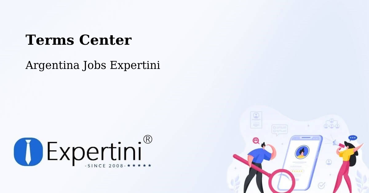 Terms of Service – Departamento De Santa María - Argentina Jobs Expertini